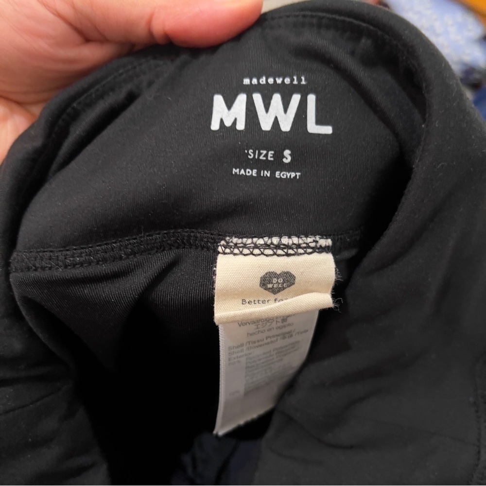 Madewell- MLW Black Running Shorts Small - Picture 3 of 6